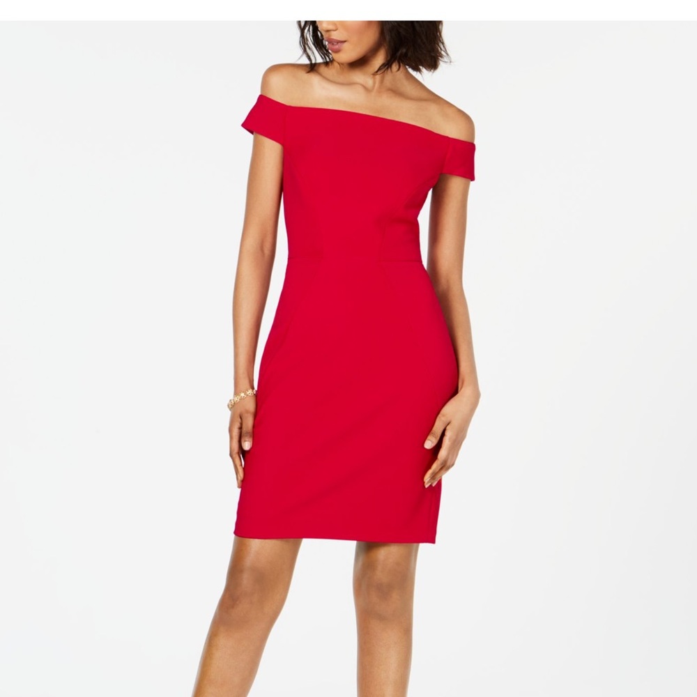 🌹🍷Adrianna Papell Sexy Red Cocktail Dress🍷🌹
